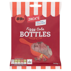 Jack's Fizzy Cola Bottles 145g