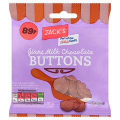 Jack's Giant Milk Chocolate Buttons 87.5g