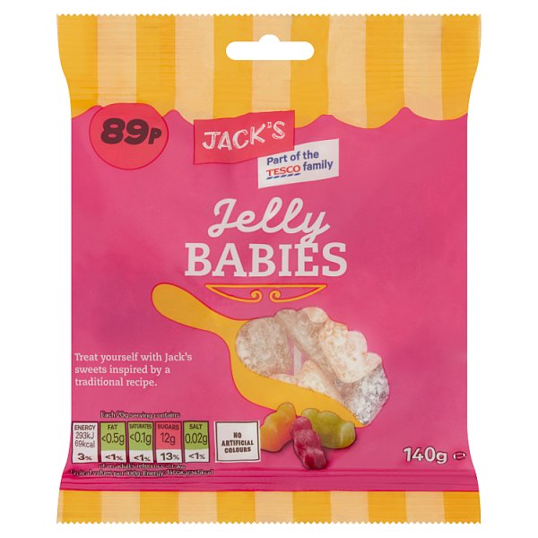 Jack's Jelly Babies 140g