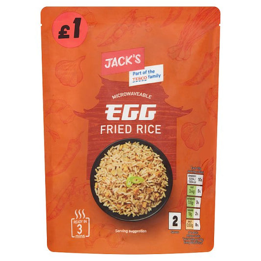 Jack's Microwaveable Egg Fried Rice 250g