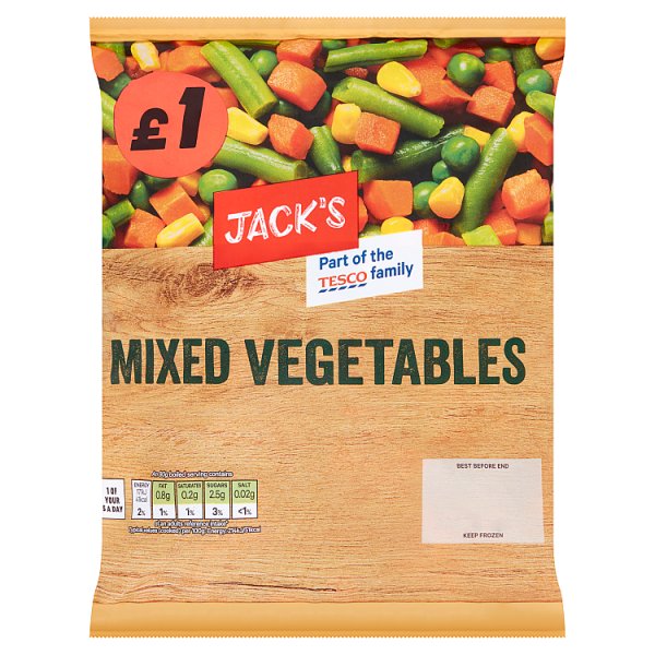 Jack's Mixed Vegetables 500g