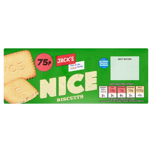 Jack's Nice Biscuits 200g