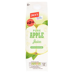 Jack's Pure Apple Juice not from Concentrate 1 Litre