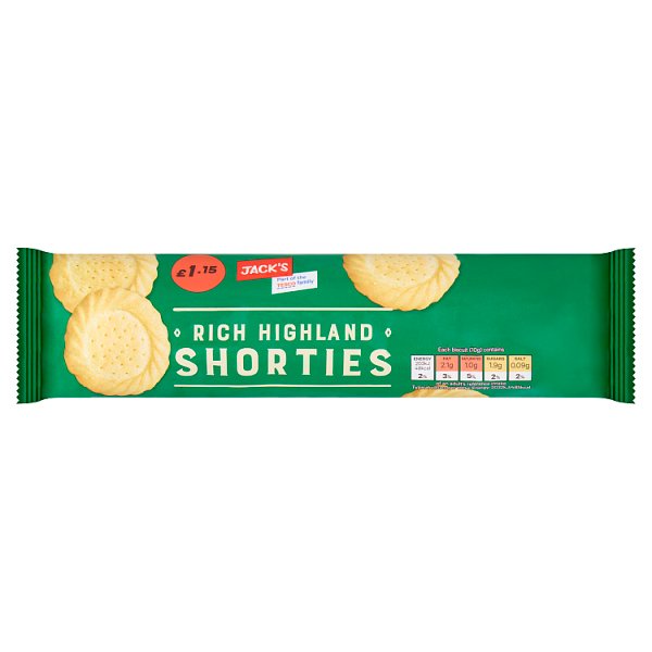 Jack's Rich Highland Shorties 200g