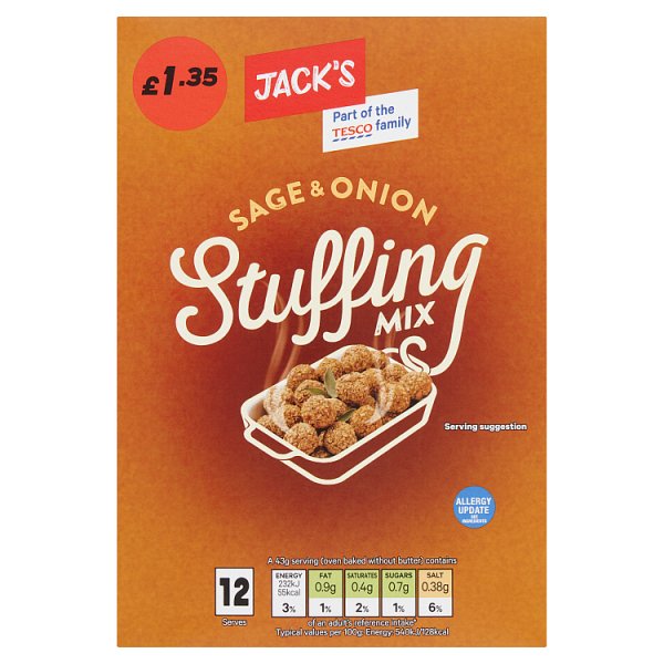 Jack's Sage & Onion Stuffing Mix 170g