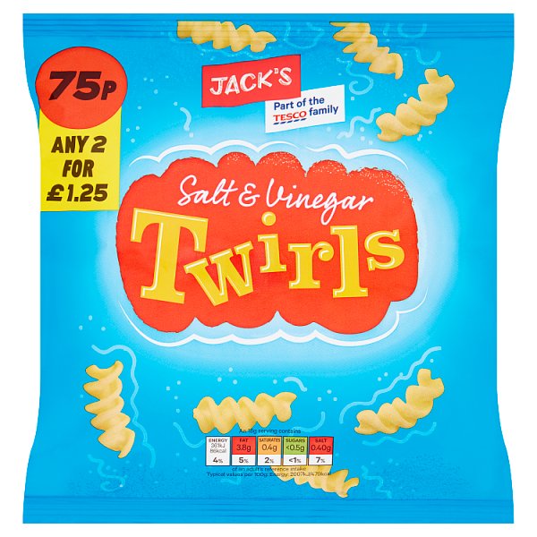 Jack's Salt & Vinegar Twirls 55g