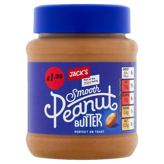 Jack's Smooth Peanut Butter 340g