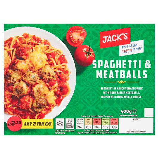 Jack's Spaghetti & Meatballs 400g