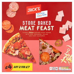 Jack's Stone Baked Meat Feast 350g