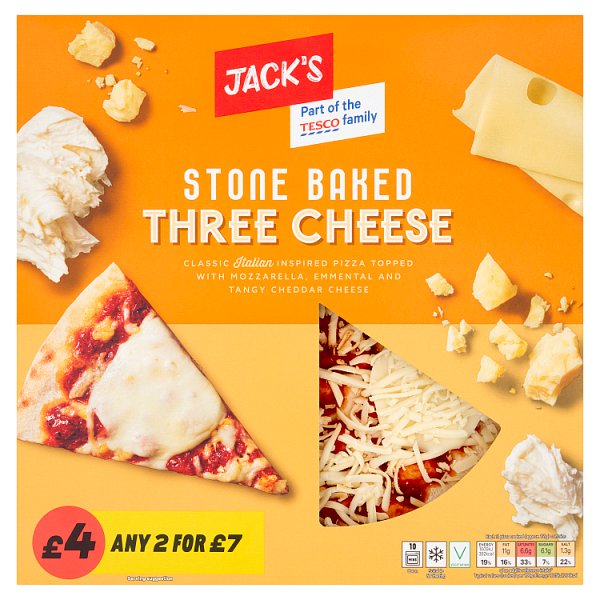 Jack's Stone Baked Three Cheese 331g