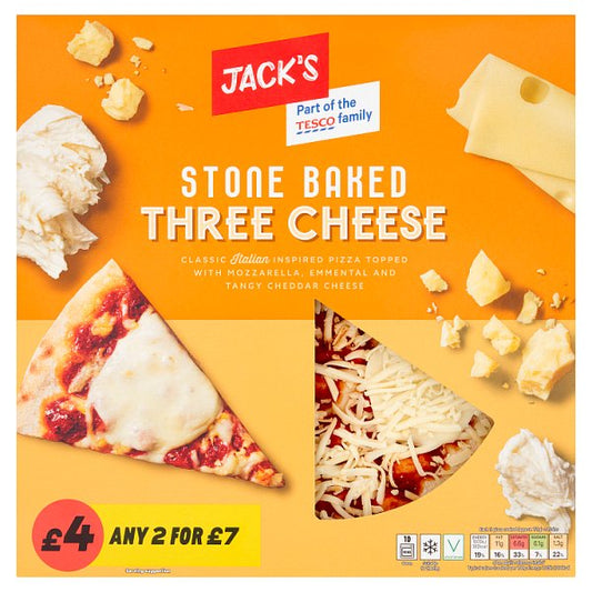 Jack's Stone Baked Three Cheese 331g