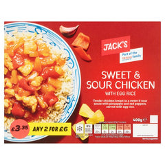 Jack's Sweet & Sour Chicken with Egg Rice 400g