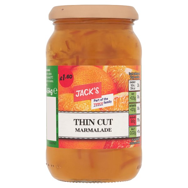 Jack's Thin Cut Marmalade 454g