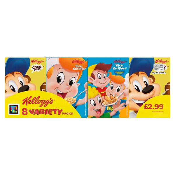 Kellogg's 8 Variety Packs 196g