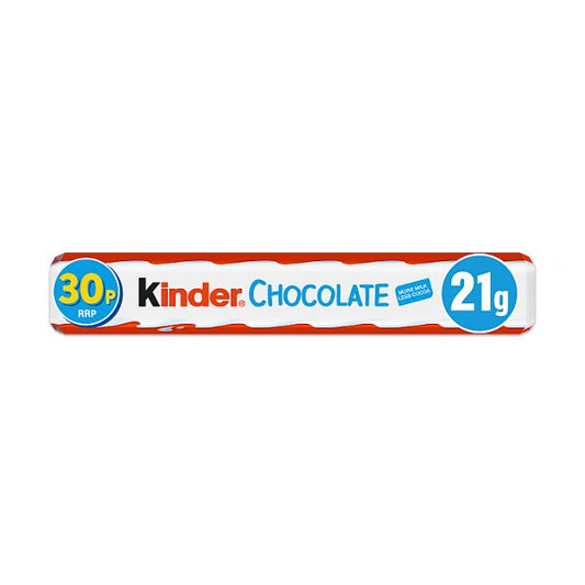 Kinder Medium Chocolate Single Bar 21g