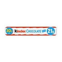 Kinder Medium Chocolate Single Bar 21g