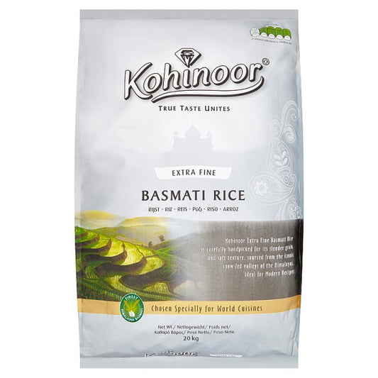 Kohinoor Extra Fine Basmati Rice 20kg