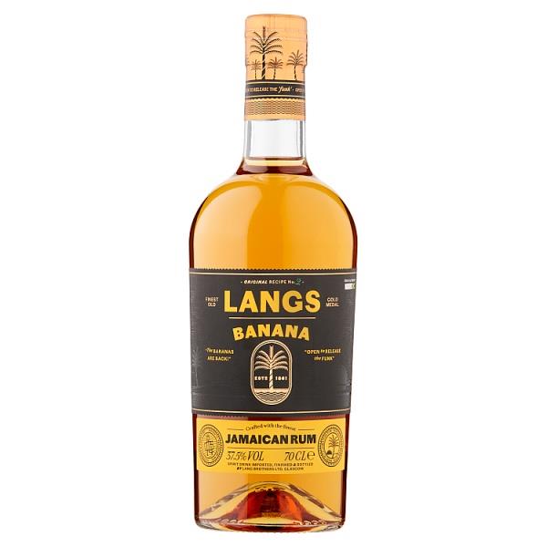 Langs Banana Jamaican Rum 70cl