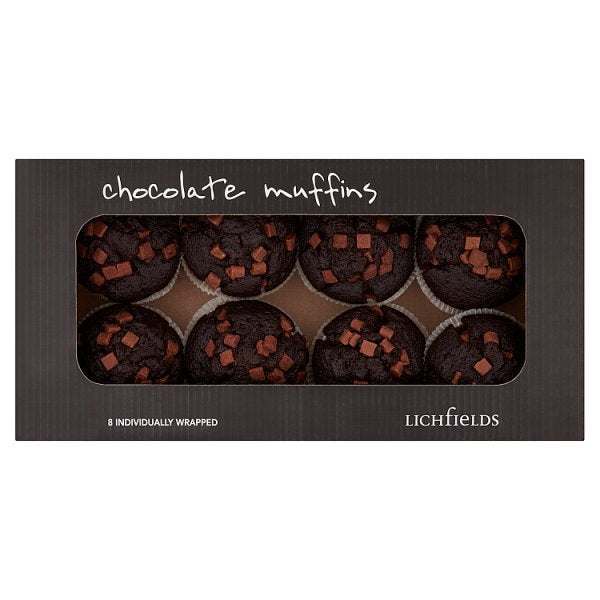 Lichfields 8 Chocolate Muffins 108g