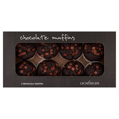 Lichfields 8 Chocolate Muffins 108g