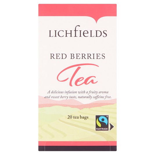 Lichfields Fairtrade Red Berries 20 Tea Bags 40g