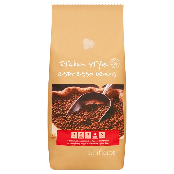 Lichfields Italian Style Espresso Beans 1kg