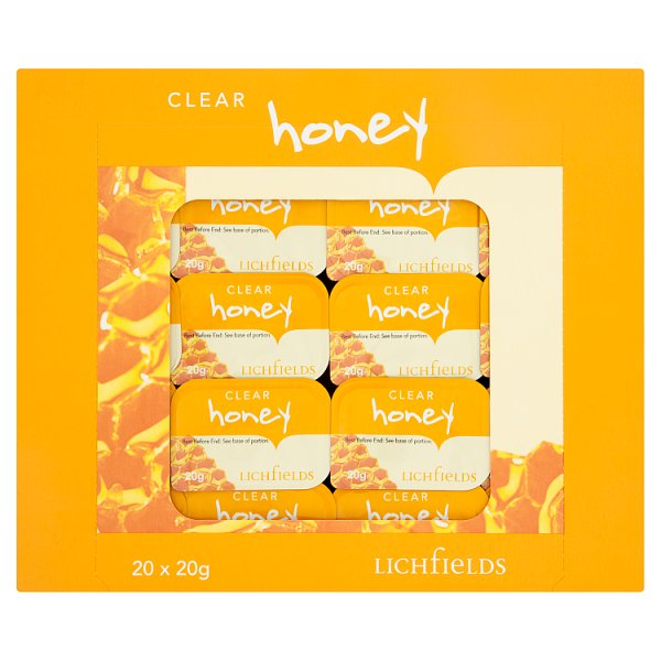 Lichfields Preserves Clear Honey 5 x 20 x 20g