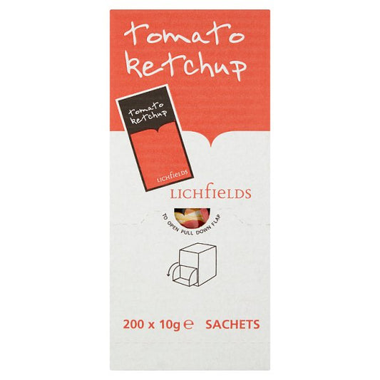 Lichfields Tomato Ketchup 200 x 10g