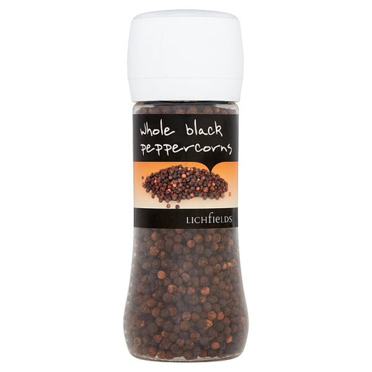 Lichfields Whole Black Peppercorns 200g