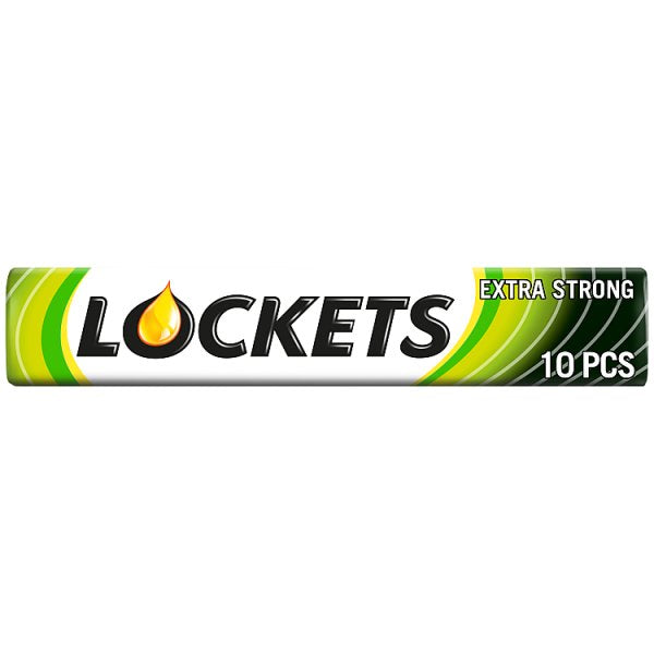 Lockets Extra Strong Menthol Cough Sweet Lozenges 41g