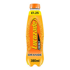 Lucozade Energy Drink Orange 380ml PMP £1.25