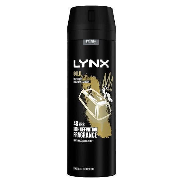 Lynx Deodorant Bodyspray Gold 200 ml