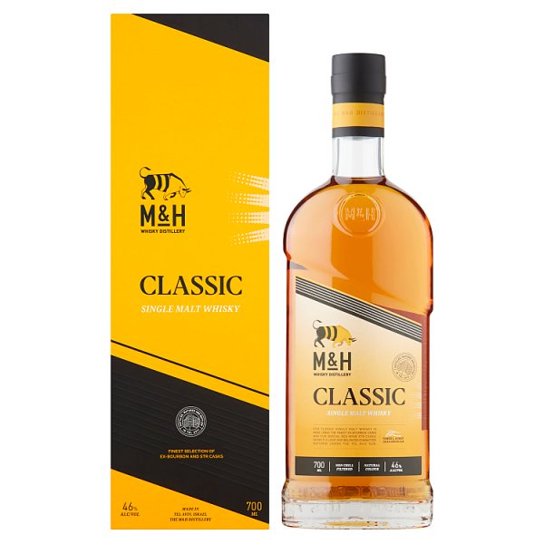 M&H Whisky Distillery Classic Single Malt Whisky 700ml