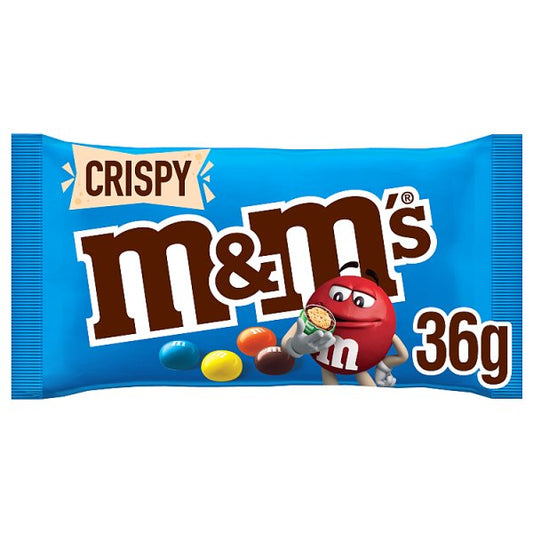 M&M's Crispy Pieces & Milk Chocolate Bag 36g