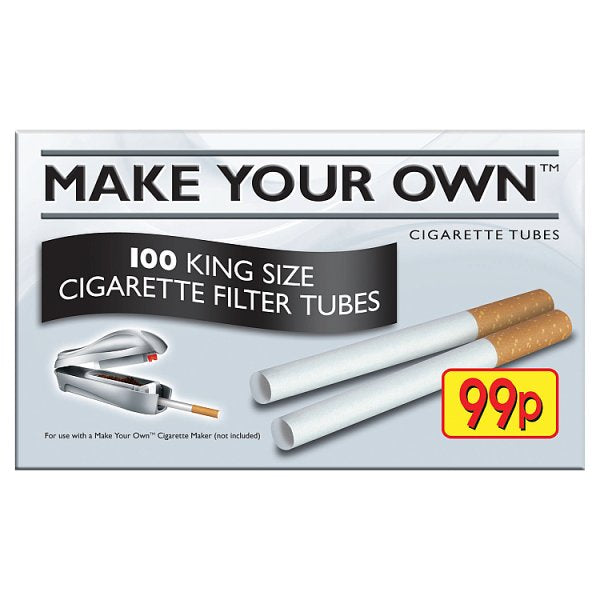 Make Your Own 100 King Size Cigarette Filter Tubes 99p PMP