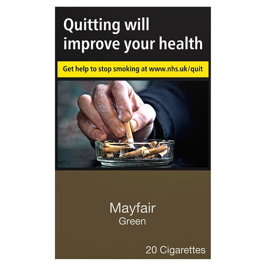 Mayfair Green 20 Cigarettes