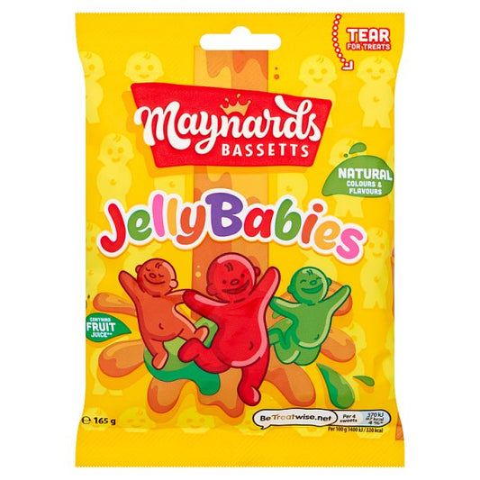 Maynards Bassetts Jelly Babies 165g