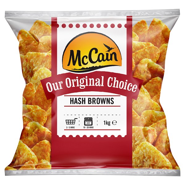 McCain Our Original Choice Hash Browns 1kg