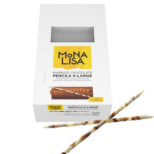 Mona Lisa Marbled Chocolate Pencils X-Large