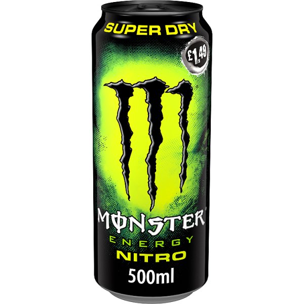 Monster Energy Nitro Super Dry 500ml PM £1.49