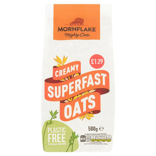 Mornflake Mighty Oats Creamy Superfast Oats 500g