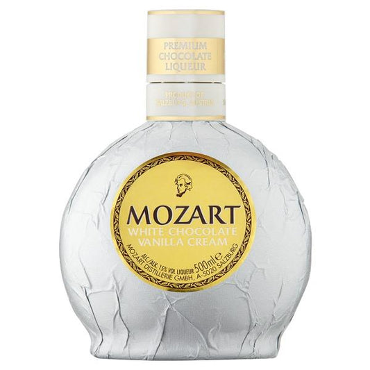 Mozart White Chocolate Vanilla Cream Liqueur 500ml