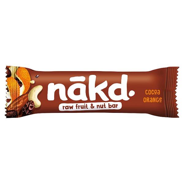 Nakd Cocoa Orange Raw Fruit & Nut Bar 45g