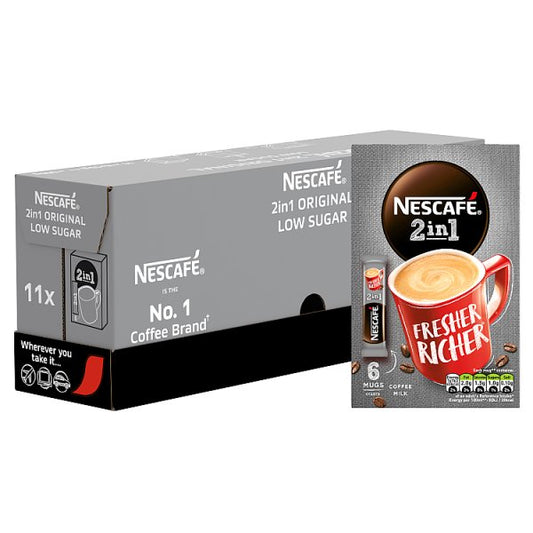 Nescafe 2in1 Instant Coffee, 6 sachets x 10g