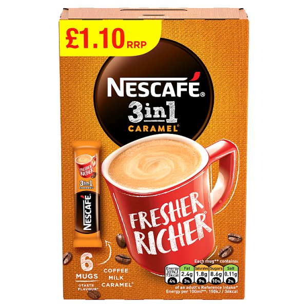 Nescafé 3 in 1 Caramel (102g)