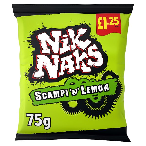 Nik Naks Scampi 'N' Lemon Flavour 75g