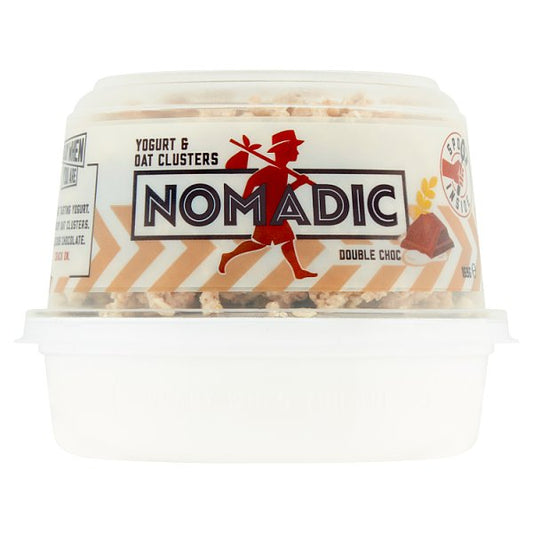 Nomadic Yogurt & Oat Clusters Double Choc 169g