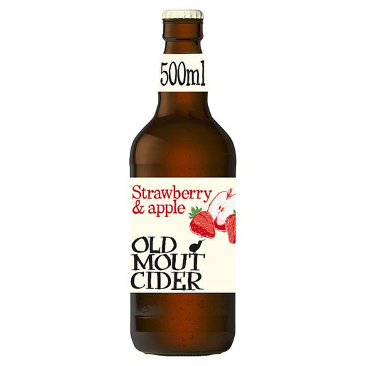 Old Mout Cider Strawberry & Apple 500ml Bottle