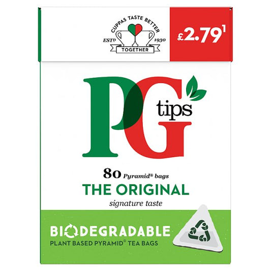 PG Tips The Original 80 Pyramid Bags 232g