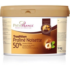 PatisFrance Tradition 50% Hazelnut Praliné 5kg